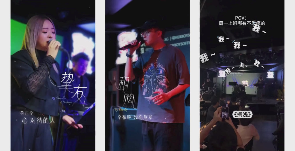 JUGe Live band in Clarke Quay